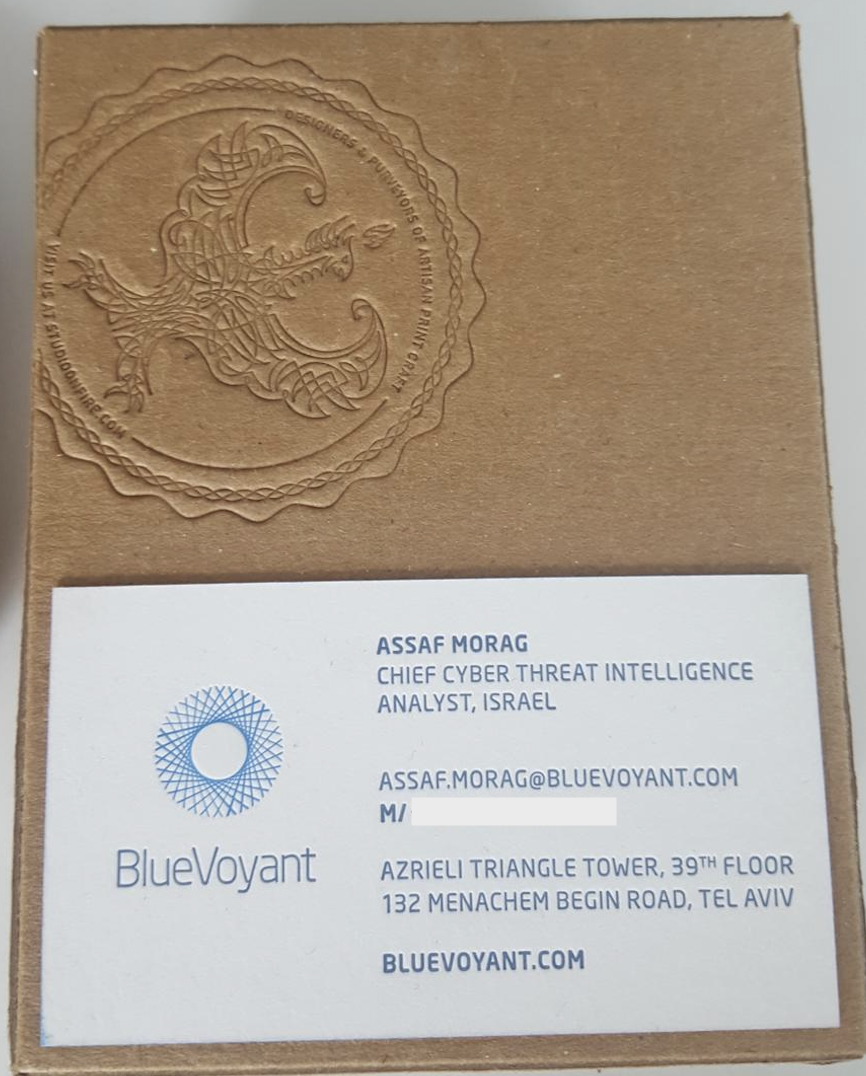 BlueVoyant Business Card